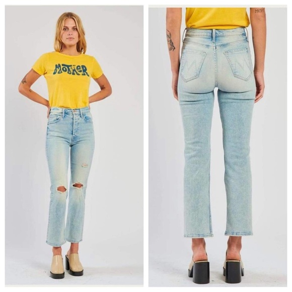 Mother Jeans The Tripper Cut Flowers Sz 28 - Picture 2 of 15